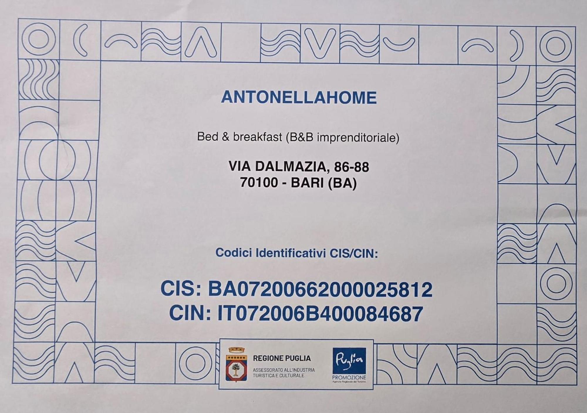 Antonella Home B&B Bari Ngoại thất bức ảnh
